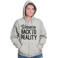 thumbnail image 3 of Welcome Back Reality Attitude Gym Zip Up Hoodie Men's Women's Brisco Brands X, 3 of 6
