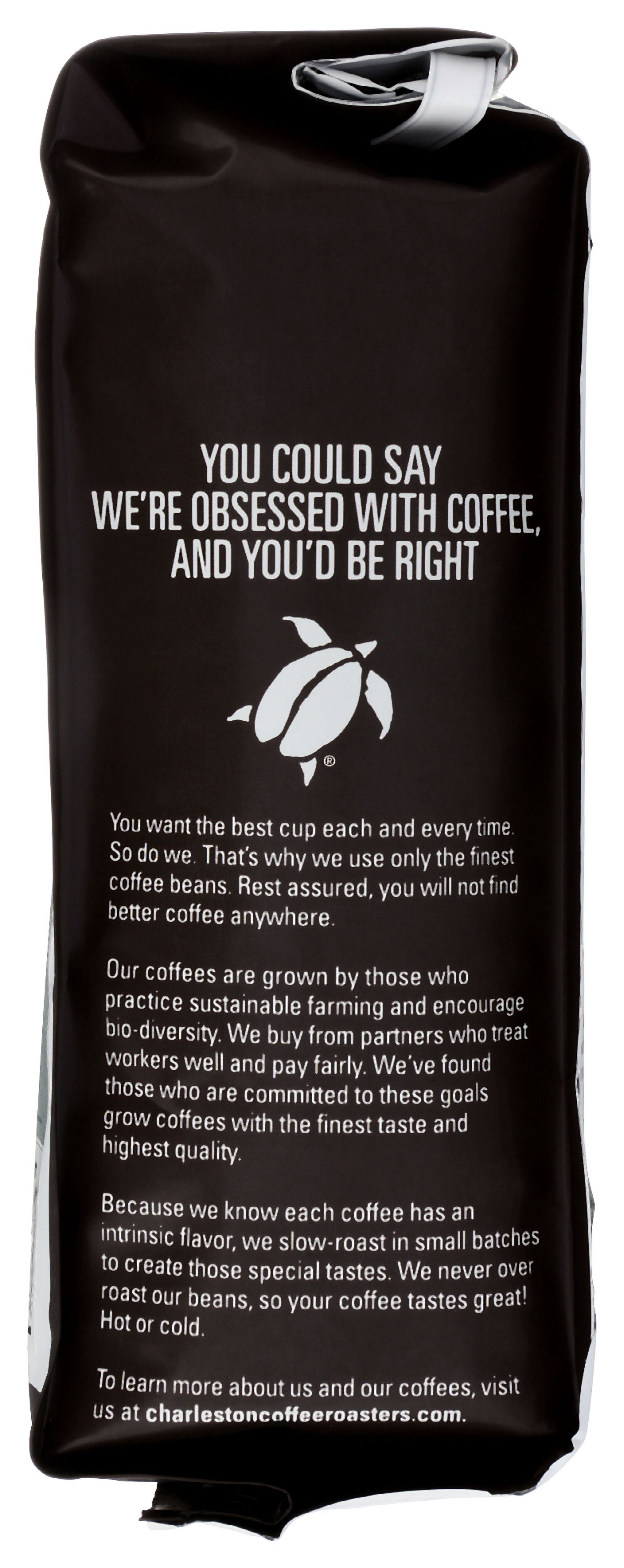 Pack of 6, Charleston Coffee Roaster Rainforest Blend Whole Bean Coffee, 12 oz