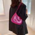 thumbnail image 1 of Bolsa De Hombro Bolso De Hombro Coreano Simple De Moda De Gran Capacidad De Pvc Para Mujer (Rojo) Ndcxsfigh Para Estrenar, 1 of 6