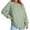 Green, variant on Ltctricy Womens Fall Fashion Pullover Tops Casual Ribbed Loose Crewneck Shirts Lounge Comfy Long Sleeve Shirts
