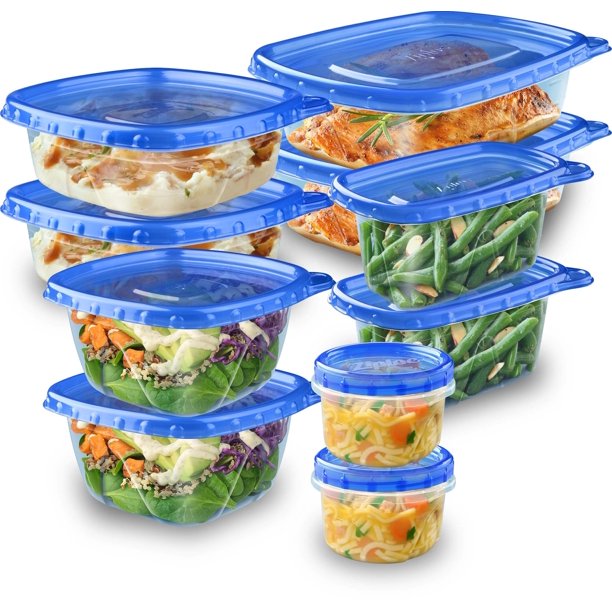 Ziploc Food Storage Meal Prep Containers Reusable for Kitchen