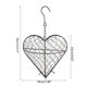 thumbnail image 1 of Heart Shape Hanging Planter Metal Artificial Plant Flower Pots Storage Basket Wall Succulent Plants Holder with Hook for Home Garden Decor, 1 of 1