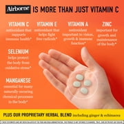 Airborne 1000mg Vitamin C Immune Support Multivitamin Effervescent Tablets, Citrus Flavor, 32 ct