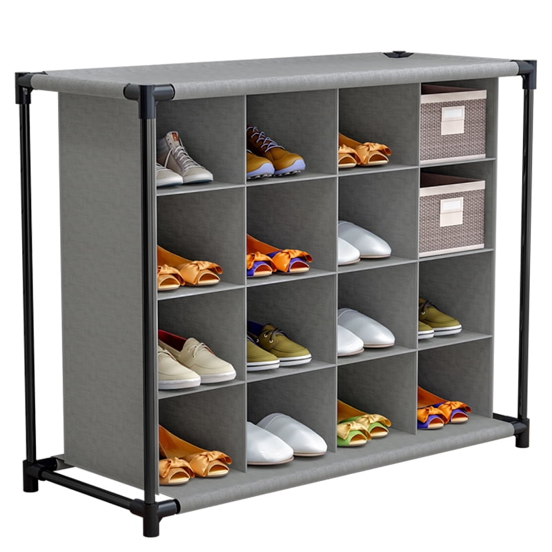 Stoneway Collection 16 Pairs Shoes Rack Compartment Shoe Organizer