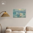thumbnail image 3 of Monet-Sunrise Classic Monet Art Prints Canvas Wall Art by Art Remedy, White Floater Frame, 30"x24", 3 of 7