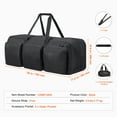 thumbnail image 4 of KFFKFF 30'' Telescope Bag, Telescope Travel Case with Secure Closures, Multiple Pockets & Detachable Divider, Durable Telescope Trip Bag for Optical Tube & Mount, Weight-Stabilizing Compartment, 4 of 9