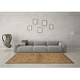 thumbnail image 3 of Ahgly Company Indoor Square Oriental Brown Industrial Area Rugs, 3' Square, 3 of 4