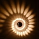 thumbnail image 5 of Lámpara de pared de aluminio Luz espiral 3W Pasillo de luz de porche de múltiples orificios TFixol  Lámpara de porche, 5 of 7