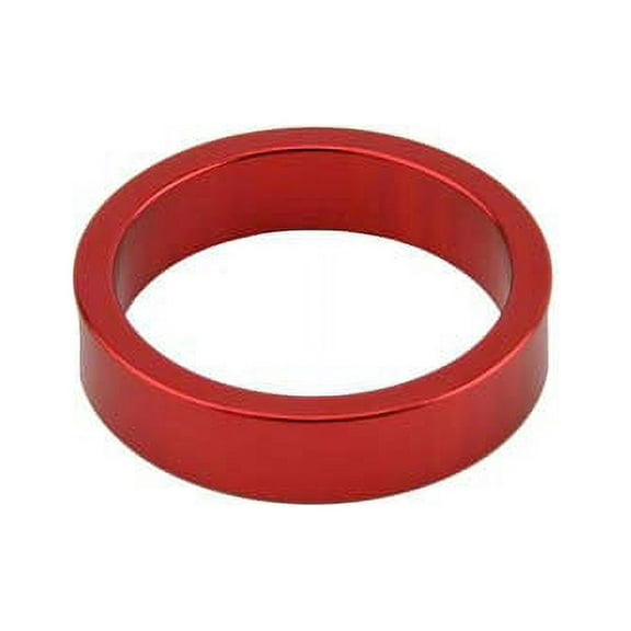 Alta 1 1/8" Bike Headset Spacer, 8mm, Multiple Colors (Red)