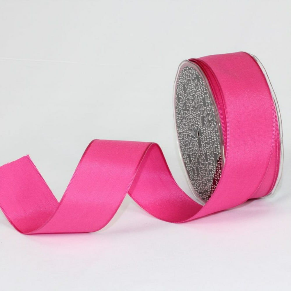 Fuchsia Pink Solid Wired Craft Ribbon 1.5" x 27 Yards