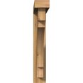 thumbnail image 2 of Ekena Millwork 4"W x 24"D x 24"H Merced Block Rough Sawn Bracket w/ Offset Brace, Western Red Cedar, 2 of 25