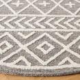 thumbnail image 3 of SAFAVIEH Metro Fletcher Medallion Area Rug, Grey/Ivory, 6' x 6' Round, 3 of 8