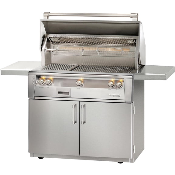 Alfresco ALXE 42-Inch Propane Gas Grill With Sear Zone And Rotisserie - ALXE-42SZC-LP