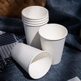 thumbnail image 3 of Tazas de café desechables de papel YEEHAW, 240 ml, 500 unidades, color blanco, 3 of 6