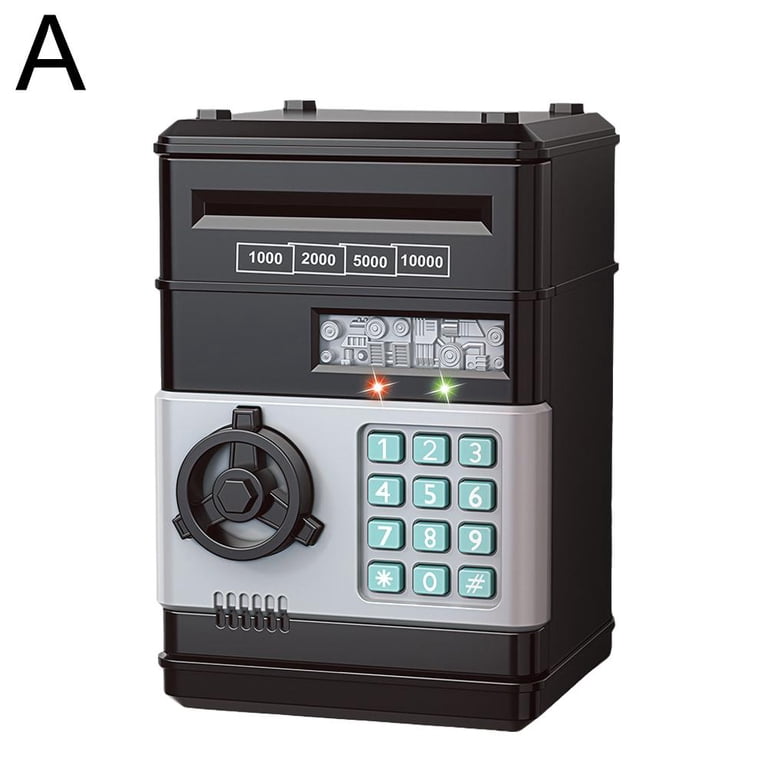 Creative Kids Piggy Bank Automatic Mini Safe Cash Dual Languages