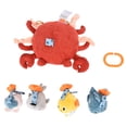 thumbnail image 4 of Sonajeros móviles para cuna de bebé, sonajeros para cama de bebé, peluche colgante, campana de cangrejo, colgante para cochecito de juguete para recién nacido, juego de cangrejo relleno TM257, 4 of 12