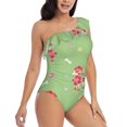 thumbnail image 3 of Honeii Cute Poodle Dog for women's one-piece swimsuit featuring a chic one-shoulder design experience elegance and style in the water-X-Large, 3 of 6