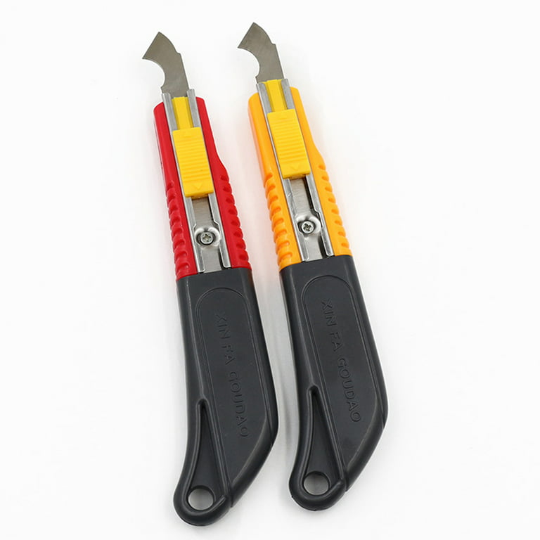 Farfi 1 Set Acrylic Hook Knife Sharp Wide Application Metal Sturdy  Effective Plexiglass Cutter Woodworking Supplies (Sets) 