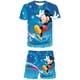 thumbnail image 1 of Ropa de bebé Mickey Mouse, conjuntos de ropa de verano para niños, camisetas de moda + Pantalones cortos, traje de 2 uds, ropa para niños, conjuntos de Mickey 6T Gao Jinjia LED, 1 of 2