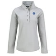 thumbnail image 2 of Women's Cutter & Buck  Gray Los Angeles Rams Hunts Point Eco Half-Snap Sweatshirt, 2 of 3