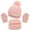 Pink 1, variant on Kids Winter Fleece Hat Winter Scarf Winter Gloves Set 1-6Y Winter Knit Beanie Hat Warmer Gaiter Mittens Scarf 3 Pieces for Boys Girls