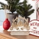 thumbnail image 5 of Belén de Madera para Navidad onlyliua Escena de La Natividad Decoraciones Navideñas, 5 of 7