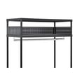 thumbnail image 3 of Wire Mesh Garment Rack with Ledge, 3 of 5