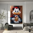 thumbnail image 2 of Pintura decorativa de lienzo de personaje clásico de Disney, cartel de Arte de estrella de película de dibujos animados del Pato Donald, decoración de pared moderna para el hogar, Mural, 2 of 4