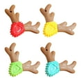 thumbnail image 3 of XBASW Pet Dog Chewing Toy Round Hollow Antler Dog Toys Teething Cleaning Chew Toy, 3 of 7