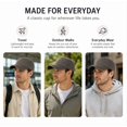 thumbnail image 6 of Washed Cotton Baseball Cap, Low Profile Adjustable Dad Hat for Casual Wear, TIKA, 6 of 7
