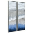 thumbnail image 2 of Empire Art Direct Sand Art Textured Metallic Hand Painted Diptych Wall Art, 20" x 60" x 1.5" each, Ready to Hang, 2 of 10