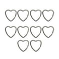 thumbnail image 1 of 10/20/50x Metal corazón parti lvero lvero accesorios de Zulema Anillo de llavero, 1 of 7