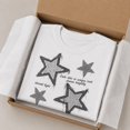 thumbnail image 6 of Women's Star Graphic T-Shirt, Short Sleeve Crewneck Cotton Blend Tee, 6 of 7