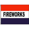 FIREWORKS Flag Tent Store Banner Advertising Pennant Business Sign 3x5 July 4th