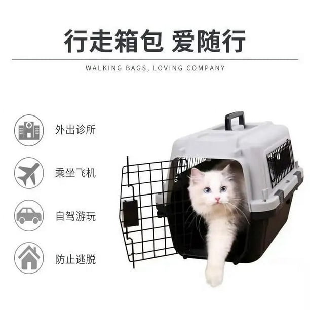 Air China Dedicated Pet Air Box Pet Air Transport Air Box Cat Cage Cat Portable To Go Out of The Vehicle Space Capsule ShopWise Round Walmart en linea