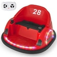 thumbnail image 1 of Costway Auto Tamponneuse Jouet Électrique 12 V à Rotation 360° pour Tout-Petits avec Télécommande Rouge, 1 of 10