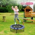 thumbnail image 5 of HolaHatha Kids Trampoline w/ Handle, Mini Indoor/Outdoor Rebounder, 3 Foot, 5 of 12