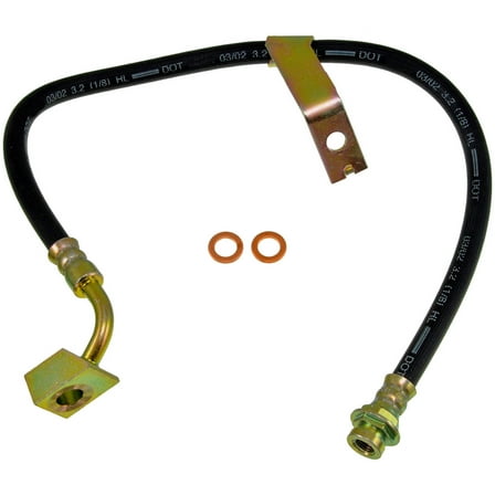 Dorman H38425 Front Driver Side Brake Hydraulic Hose for Specific Dodge Models Fits select: 1987-1988 DODGE DAKOTA