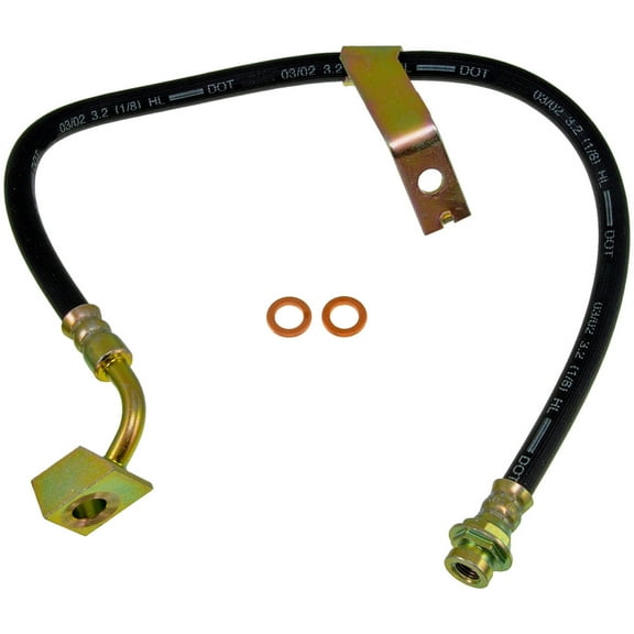 Dorman H38425 Front Driver Side Brake Hydraulic Hose for Specific Dodge Models Fits select: 1987-1988 DODGE DAKOTA