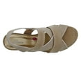 thumbnail image 3 of Ros Hommerson Wynona Women's Stretch Fabric Straps Sandal In Nude Combo, 3 of 6