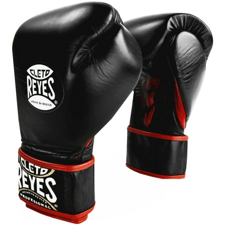 - Cleto Reyes Lace Up Hook and Loop Hybrid Boxing Gloves - Black