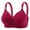 Wine 1, variant on Womens Wireless Bras with Support and Lift Plus Size Lift Push up Bras Full Coverage Comfort Wirefree Bralettes Beige