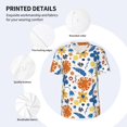 thumbnail image 3 of KLL Flower for Men's Baseball Shirts,Short Sleeve Casual Shirts Button Down Shirt for Men Beach Summer Wedding Shirt-XX-Large, 3 of 7