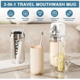 thumbnail image 4 of 3-in-1 Travel Toothbrush Case Holder - Portable Toothbrush & Toothpaste Cover Container for Camping, School, Business Trips, Bathroom Storage (Compact & Lightweight), 4 of 7