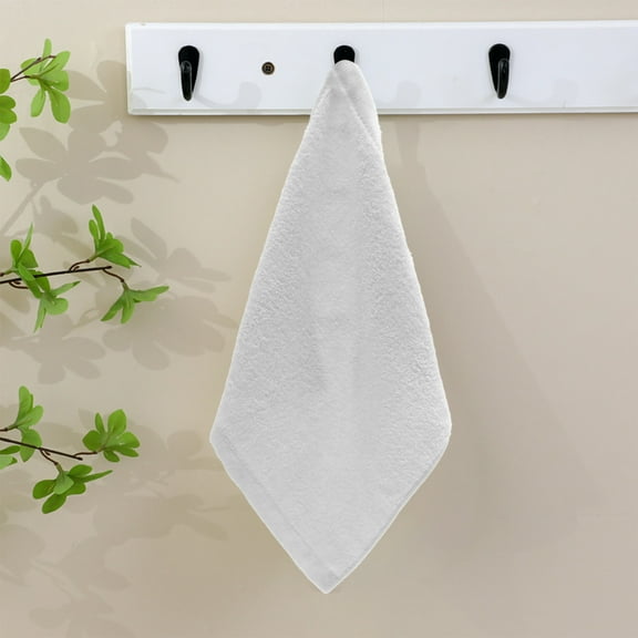 HomeKingdee Bamboo Fiber Face Towels for Babies - Soft Polyester Kids Handkerchiefs, 10x10 Inch Absorbent Washcloths for Upgradedborns, Infants Bathing Essentials