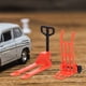 thumbnail image 5 of 1 conjunto de carro en miniatura en miniatura en miniatura, plataforma en miniatura, carrito, 5 of 5