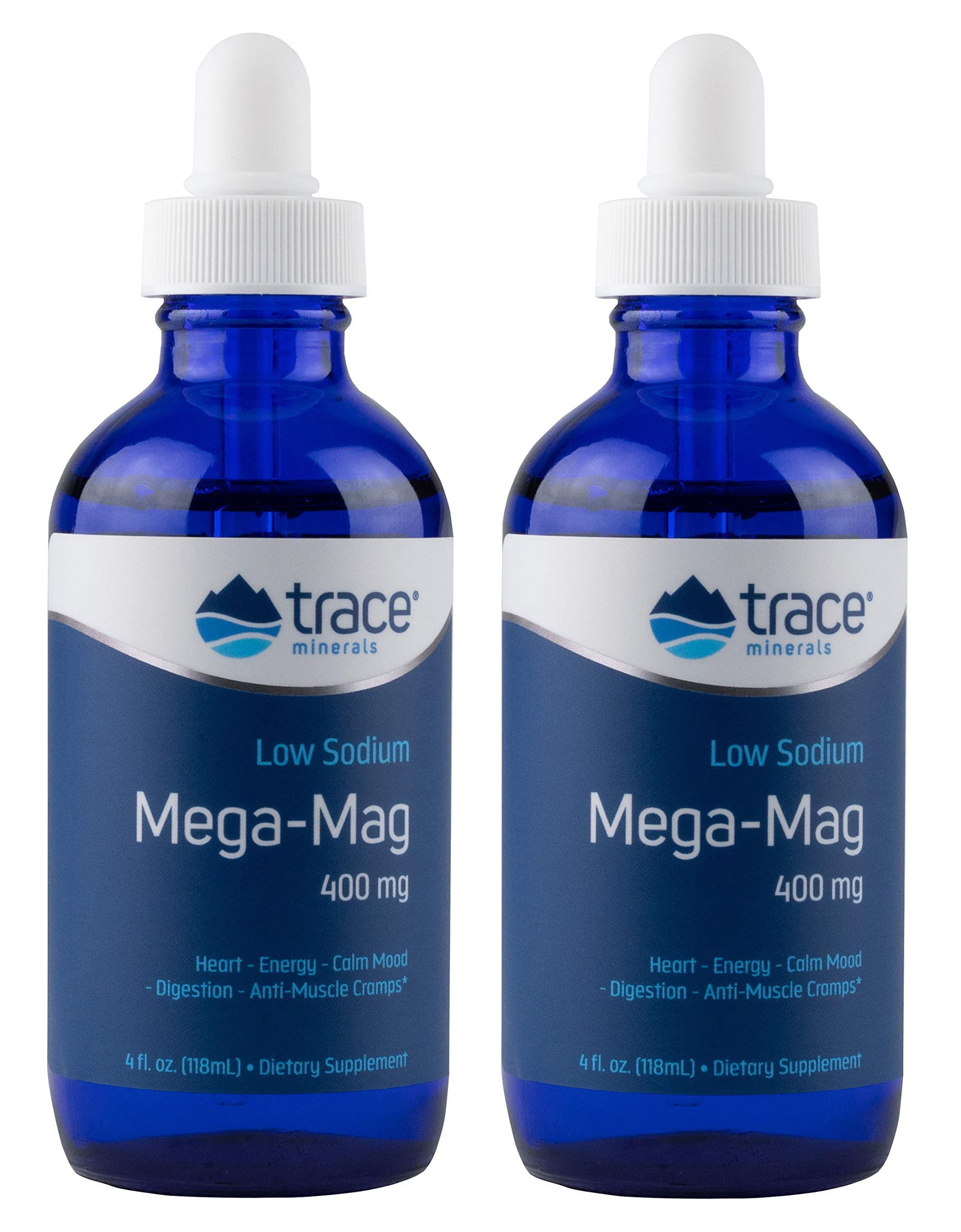 Trace Minerals Research MegaMag Liquid Magnesium 4 oz (2Pack