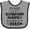 Heather and Black, variant on Inktastic My Mom is a Respiratory Therapist and a Hero Boys or Girls Baby Bib