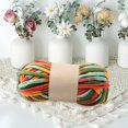 thumbnail image 6 of T Shirt Yarn Carpet Yarn Hand Knitting Crocheting Knitting Yarn Fabric Cloth Yarn for Coasters Rugs Tapestry Home Decor Scarf Green Red Yellow, 6 of 10