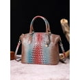 thumbnail image 6 of HMSHA Women Purse Satchel Bag Long Crossbody Classy Tote Bag Top Handle Vegan Leather Ladies Handbags Embossed Pattern, 6 of 7